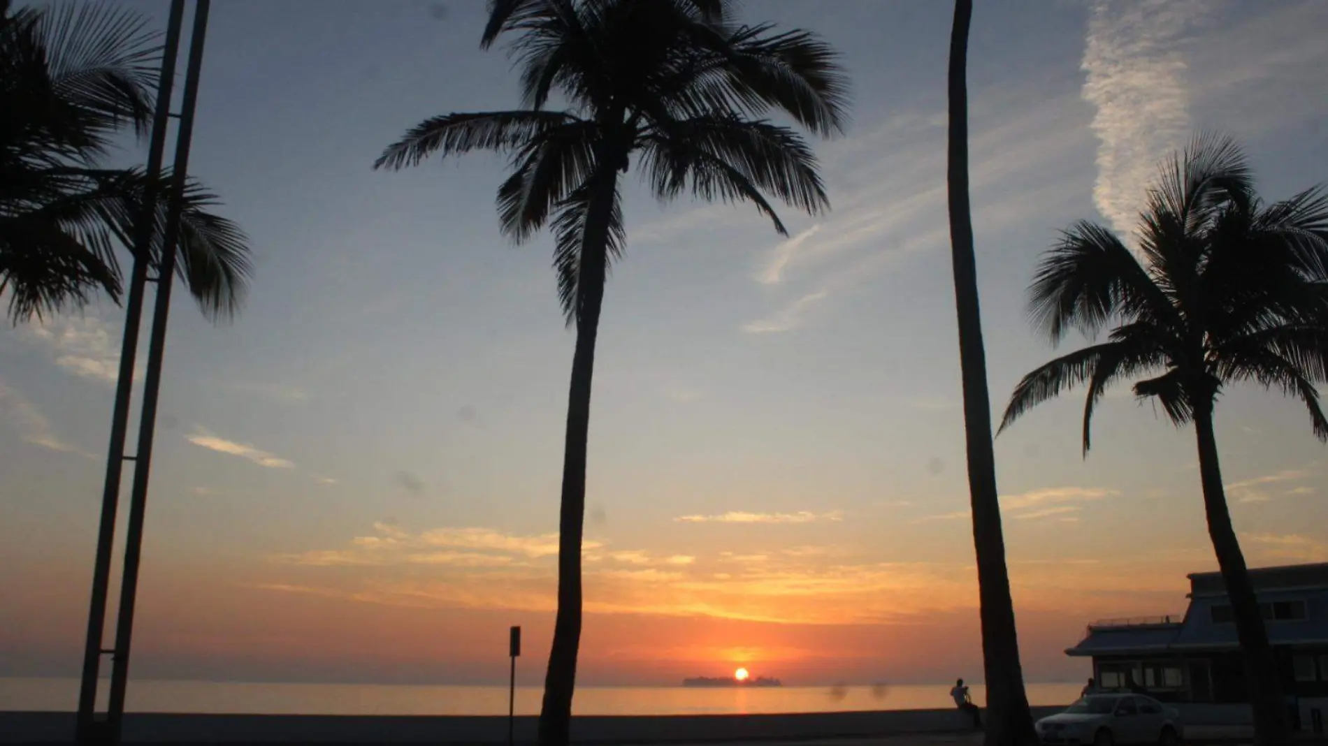 Amanecer puerto de Veracruz